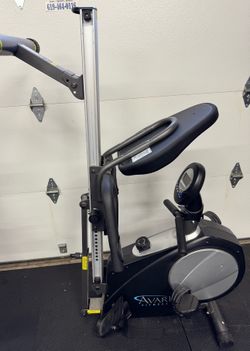 Recumbent bike and rower combo