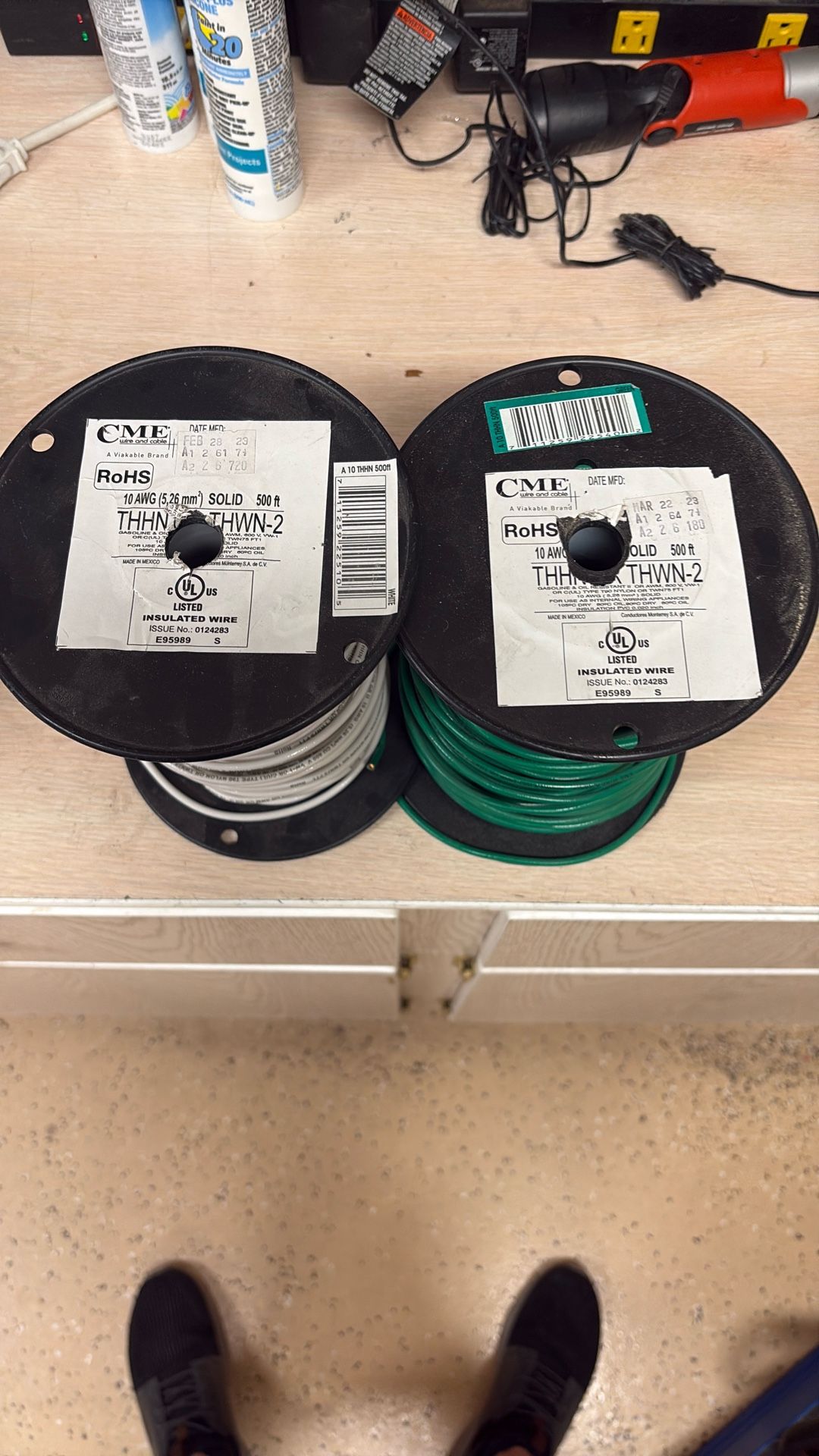 10 Gauge Wiring 300 Ft Each Spool +