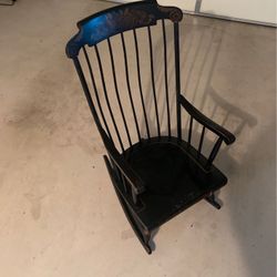 Old Wooden Rocking Chair