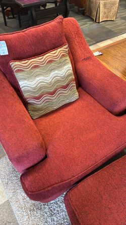 Red Oversized Chair