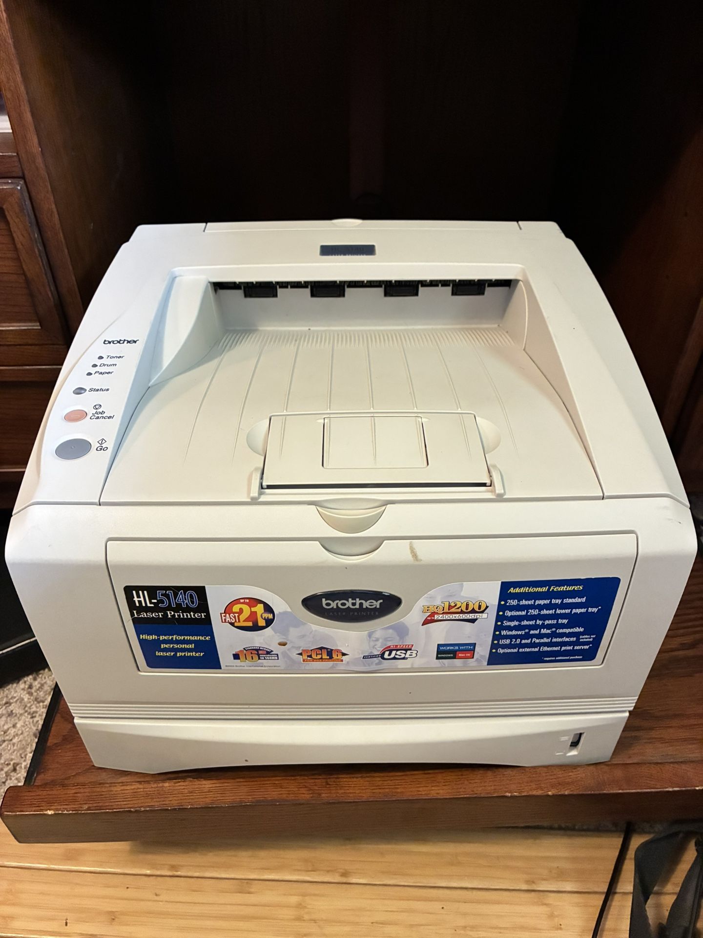 Brother, Hhl – 5140 Work Group Laser Printer.