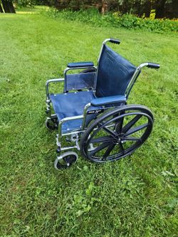 18" Invacare Manual Wheelchair No Foot Rests