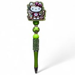 Hello Kitty Bling Beaded Ballpoint Twist Pen Rhinestones