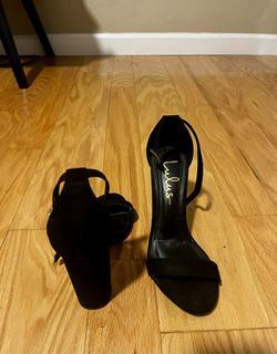 Black And Beige Heels