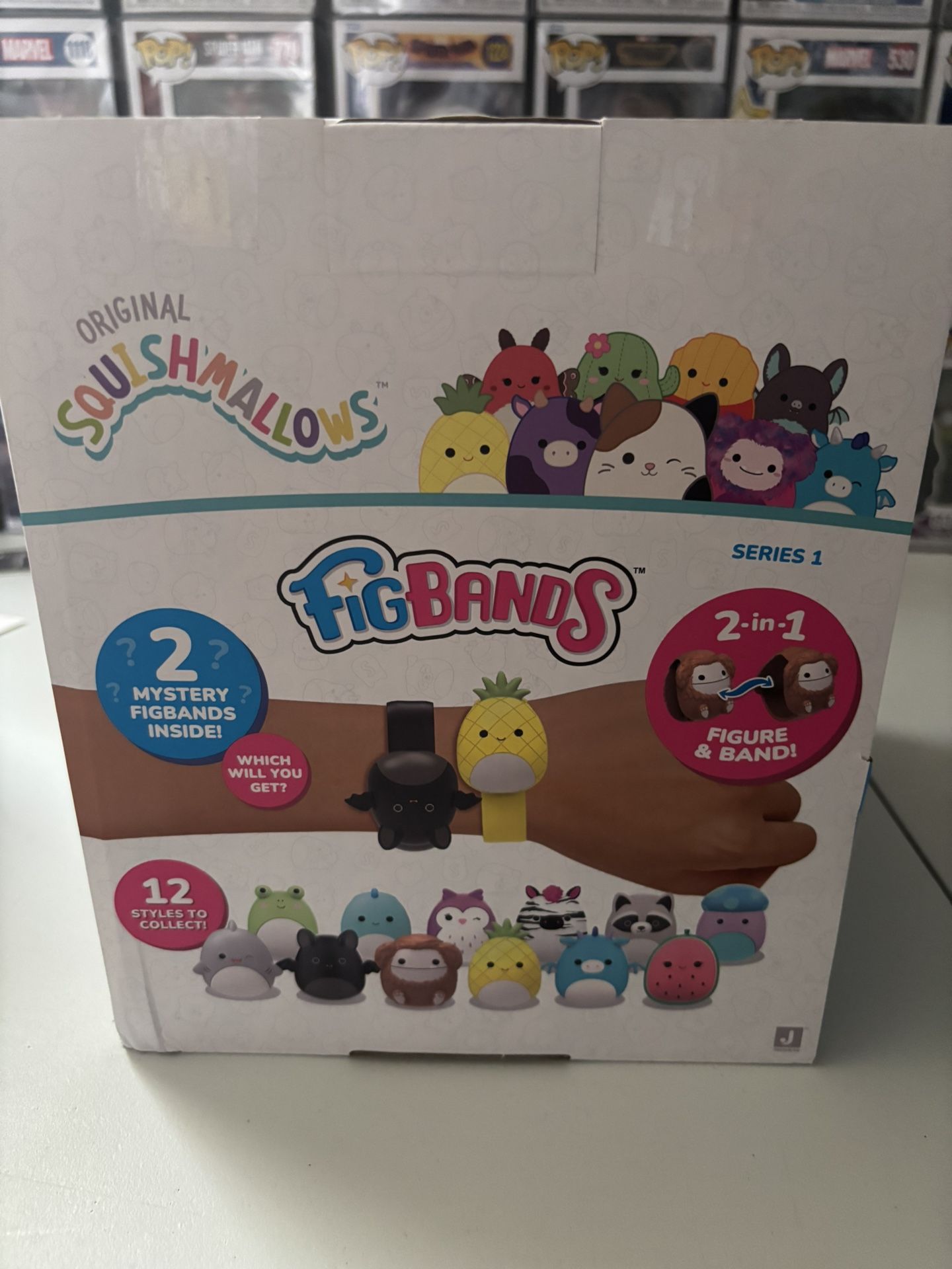 Figbands Squishmallows Series 1 Mystery Bands-24 Unopened bags