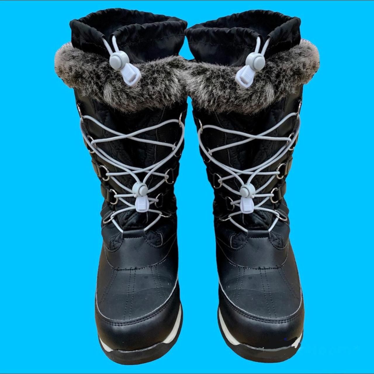 NWT Lands End Snow boots Waterproof Winter Boots Fur Lining Women Girl warm Gift