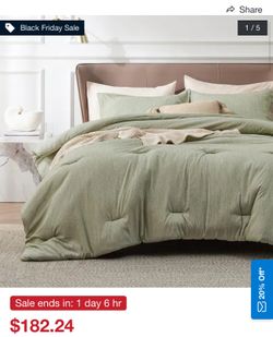 Sage California King Comforter
