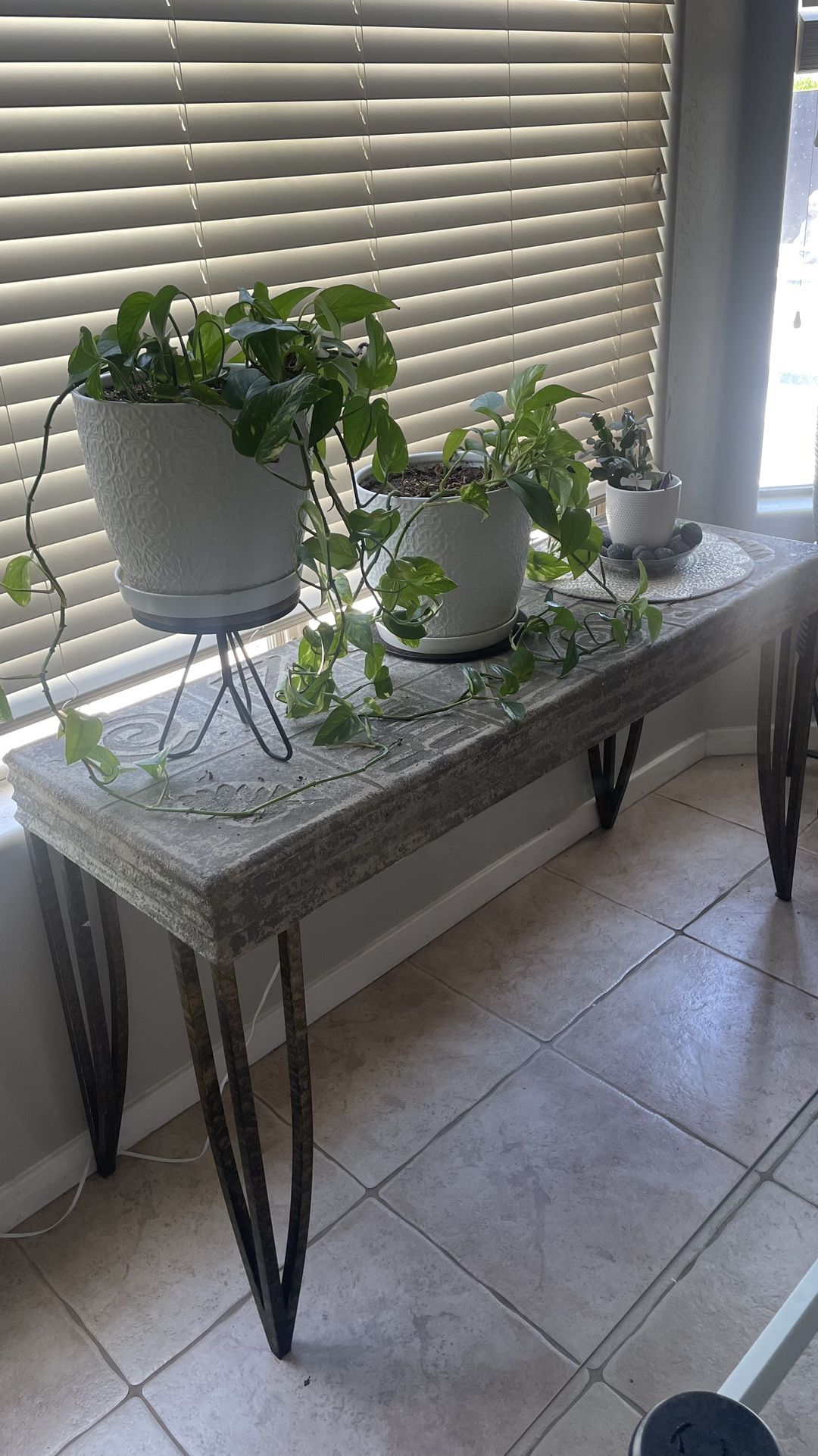 Stone Console table