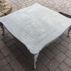 Gray Washed French Coffee table 50x50