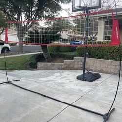 Volleyball net.
