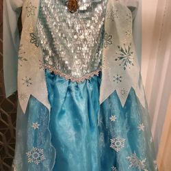 Beautiful Disney Store Sequin Cinderella  Costume Girl's Dress - 9/10