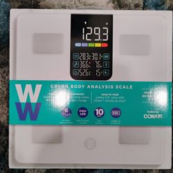 Weight Watchers Color Body Analysis Scale 