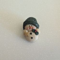 Snowman Pin