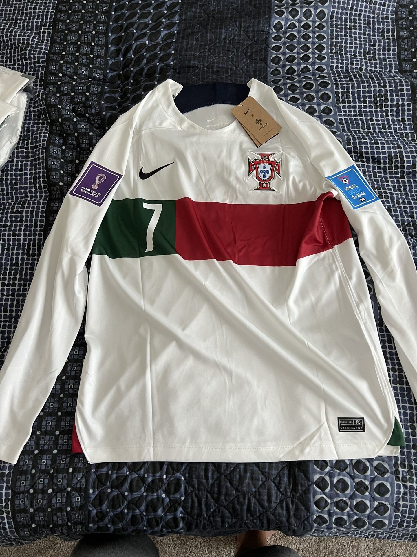 Cr7 Cristiano Ronaldo Brand New Soccer Jersey Portugal All Size World Cup Soccer Jersey