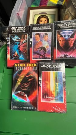 Star Trek VHS Movie Collection – 5 Tapes