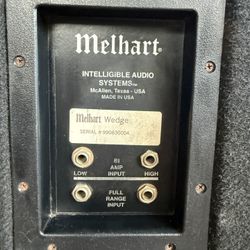Melhart-Dual 15” Speakers, With Built In Tweeter