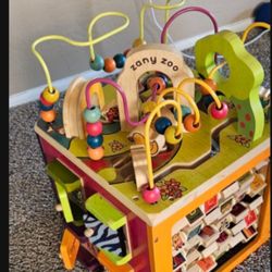 Kids Play Toys Wood Cube 