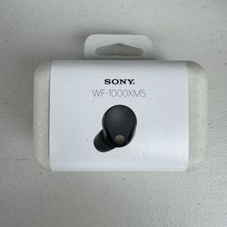 Sony - W1000XM5 True Wireless Noise Cancelling Earbuds - Black