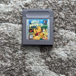 Mole Mania For Nintendo Gameboy