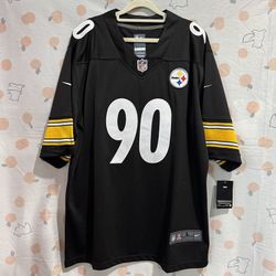 TJ Watt No 90 Nike NFL Pittsburgh Steelers Jersey
