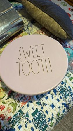 Rae Dunn Sweet Tooth Ceramic Plate