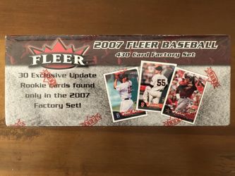 2007 Fleer Baseball Cards Complete Set
