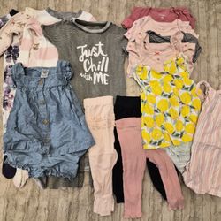 Baby Girl Size 12-18months Bundle Of Clothes