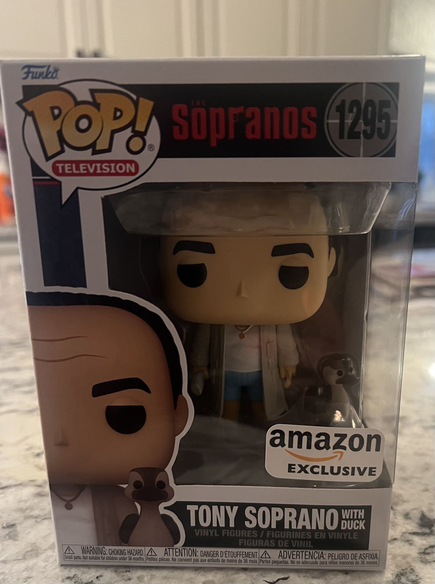 Funko Pop! TV: Tony Soprano In Robe with Duck, Amazon Exclusive