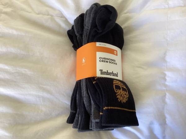Timberland Cushioned Crew Socks 6-pack