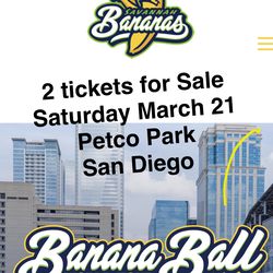 3 Tickets Available - Savannah Banana Game