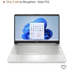 HP 15.6 Inch Laptop