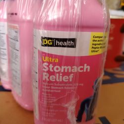 DG Health  Ultra Stomach Relief . Pak 3 Btls $7.