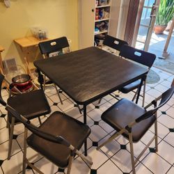 Chairs And Table Folding 