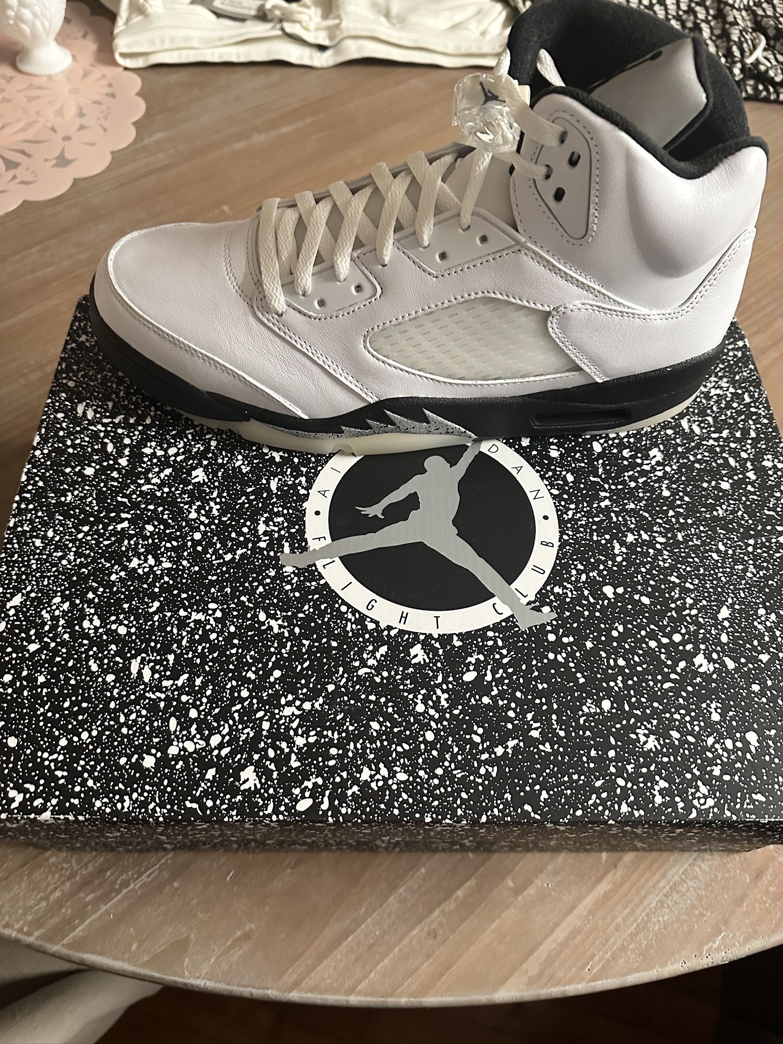 Air Jordan 5 Retro White-Black