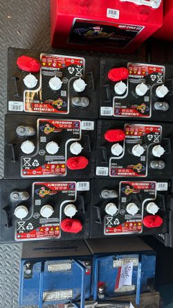 GOLF CART BATTERIES- New 6,8 &12 Volts