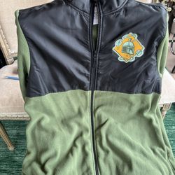 NWT DISNEY BOBA FETT Adult Zip Fleece
