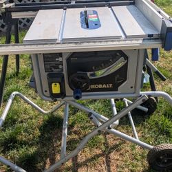 Kobalt 10 Table Saw And Craftsman Miter Stand 