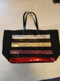 Victoria's Secret bling sequin large bag/tote