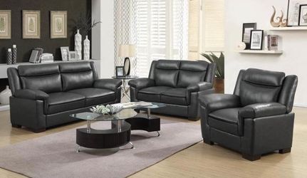 Brand New Gun Smoke Sofa and Love Seat Set