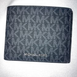 Black Michael Kors, wallet men