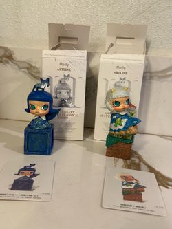 Popmart Molly Anniversary Statues Classical Retro Figures
