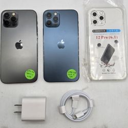 🔥Apple iPhone 12 Pro 128gb🔥Unlocked With Case, Charger And Warranty $280 Each