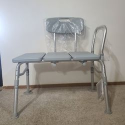 Medline guardian adjustable plastic tub transfer bench