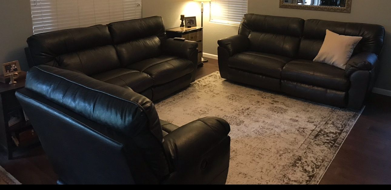 3-Piece Reclining Couch/Chair Set