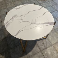 Set Of Faux Marble End Tables