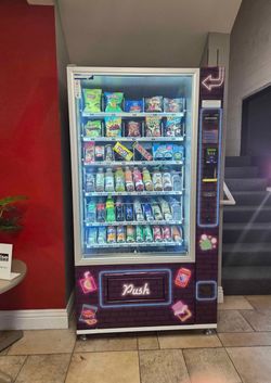 AMB350 Combo Snacks Vending Machine with a credit card reader