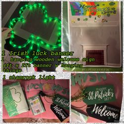 Irish decorations for st Patrick’s day $25
