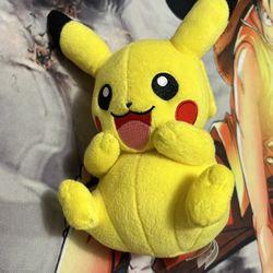 Pokemon Tomy Pikachu Plush 7”