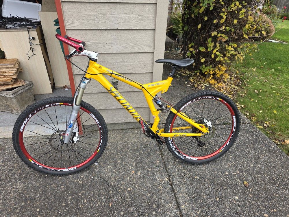 Specialized Stumpjumper Fsr Comp 11 Speed Mountain Bike 26" Wheels Size Large 