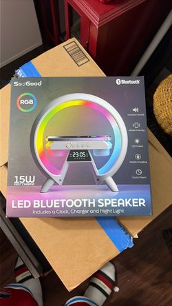 SonGood RGB LED Bluetooth Speaker with Charger
